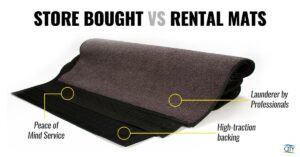 Mats can make a real difference when it comes to floor care inside your building.
